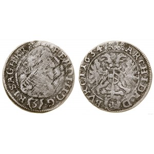 Austria, 3 krajcary, 1634, Praga