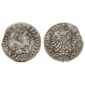 Austria, 3 krajcary, 1638, Ołomuniec