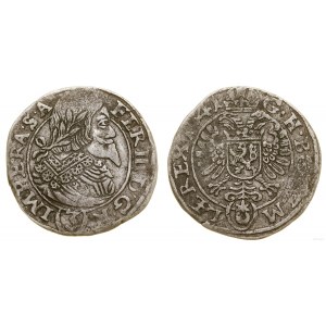 Austria, 3 krajcary, 1641, Praga