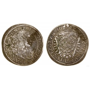 Austria, 15 krajcars, 1664, Vienna