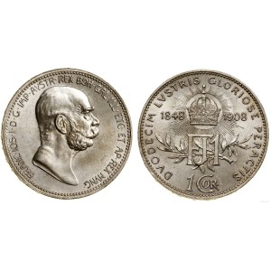 Austria, 1 crown, 1908, Vienna