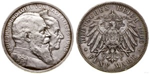 Niemcy, 5 marek, 1906, Karlsruhe