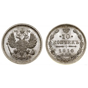 Russia, 10 kopecks, 1910, St. Petersburg