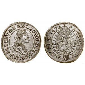 Węgry, 6 krajcarów, 1672 KB, Kremnica