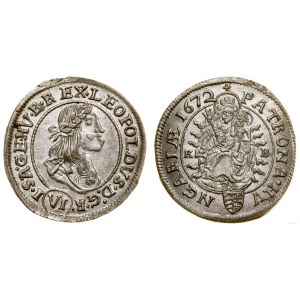 Ungarn, 6 krajcars, 1672 KB, Kremnica