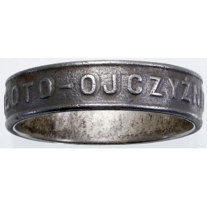 Poland, patriotic ring, 1918