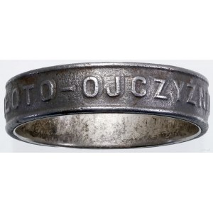 Polen, patriotischer Ring, 1918
