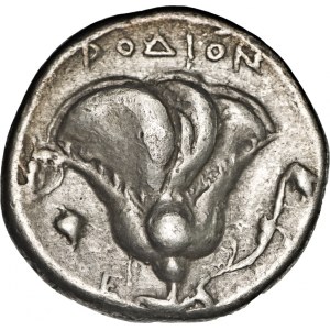 GRECJA - Rodos, Karia, didrachma ok. 305-275 pne, 