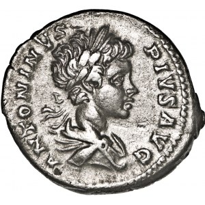 Cesarstwo Rzymskie, Karakalla (198-217), denar, 201 r., Rzym