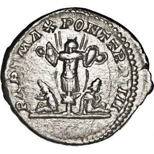Cesarstwo Rzymskie, Karakalla (198-217), denar, 201 r., Rzym
