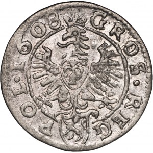 Zygmunt III Waza (1587–1632), grosz, 1608, Kraków, 