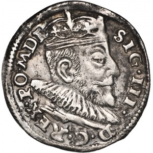 Zygmunt III Waza (1587–1632), trojak, 1592, Wilno, 