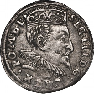 Zygmunt III Waza (1587–1632), trojak, 1595, Wilno, 