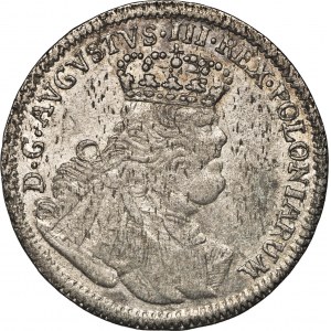 August III Sas (1733–1763), szóstak, 1755, Lipsk, 