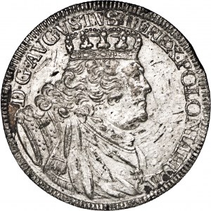 August III Sas (1733–1763), ort, 1754, Lipsk, 