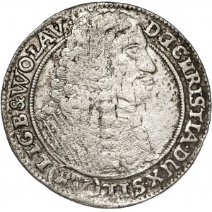 Śląsk, księstwo legnicko-brzesko-wołowskie - Jerzy III Brzeski (1639-1664), XV krajcarów 1664, Brzeg,