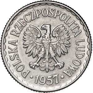 PRL, 1 złoty, 1957, 
