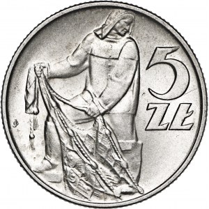 5 złotych, 1958, Par.1 – 220.a