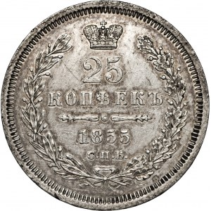 Rosja, 25 kopiejek, 1855