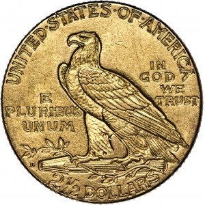 USA, 2 ½ dolara, 1925, Indianin
