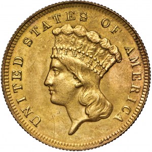 USA, 3 dolary, 1878