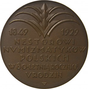 Gustaw Soubise-Bisier, medal projektu J. Aumillera z 1929 r.