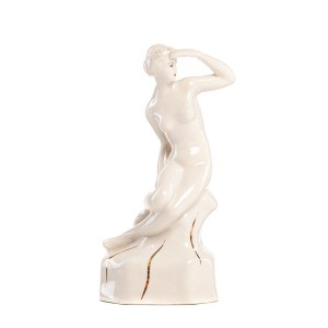 Figurka „Kobieta na skale”/ Pływaczka - Zakłady Porcelany i Porcelitu Chodzież