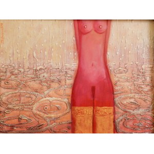 Margaret SEWERYN (b. 1971), Pink nude in the rain, 2010