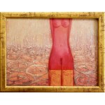 Margaret SEWERYN (b. 1971), Pink nude in the rain, 2010