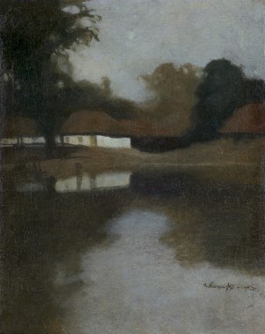Alfons Karpiński, PEJZAŻ Z BRONOWIC. NOKTURN, 1903