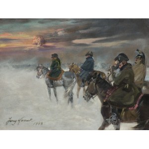 Jerzy Kossak, NAPOLEON'S VISION IN THE RETURN FROM MOSCOW, 1938