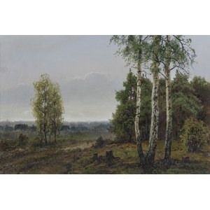 Victor Koretsky, LANDSCAPE WITH BROTHERS