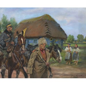 Jerzy Kossak, Die Versorgung der Kriegsgefangenen, 1921