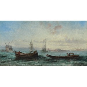 Theophil Kwiatkowski, FISHING AT THE SEA OF MARSYLLE, 1840-1845