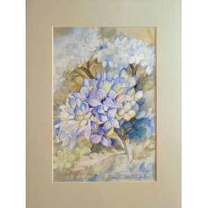 Barbara Młynik-Szilke, Blaue Hortensie