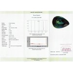 SZAFIR NATURALNY - 0,77 ct - CERTYFIKAT 173_3181 - video