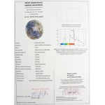 SZAFIR z Efektem Aleksandrytu 2,96ct -CERT 59_1810 - video