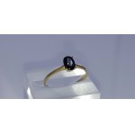 Ring aus natürlichem blauem Saphir - Video