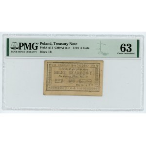 4 gold 1794 series (I) (B) PMG 63