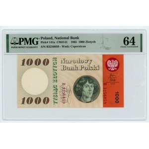 1000 Zloty 1965 - Serie B - PMG 64