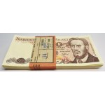Bankový balík 100 zlotých séria 1988 TP ( 100 kusov)