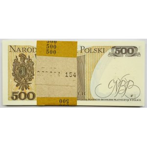 Bankpaket 500 Gold 1982 Serie GF (100 Stück)