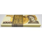 Paczka bankowa 20.000 złotych 1989 seria AN ( 100 sztuk)