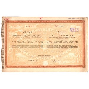Industrial Bank for the Kingdom of Galicia and Lodomeria, 400 kr 1919