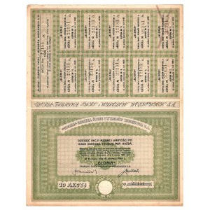 Gloria Fabryka Świec i Wyrobów Woskowych S.A., 10 x 10.000 mkp 1923 .