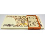 Paczka bankowa 100 złotych 1986 seria RY (100 sztuk)