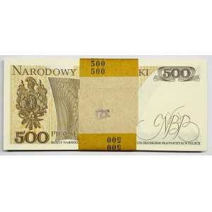 Bankový balík 500 PLN 1982 séria GG ( 100 kusov)