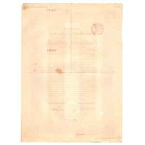 Wrocław 500 Goldmark papiery rentowne Schlesischer Landschaftlicher Goldpfandbrief