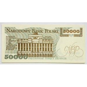 20 pieces 50,000 zloty 1989 series AC
