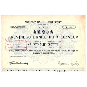 Akcyjny Bank Hipoteczny, 100 zł 1926